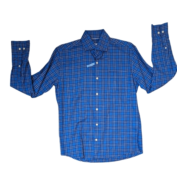 Peter Millar Crown Sport  Performance Flannel Markham Sport Shirt... Size Small - Picture 5 of 7